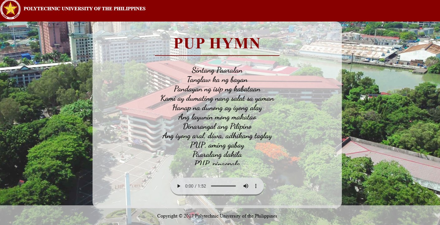 PUP Hymn